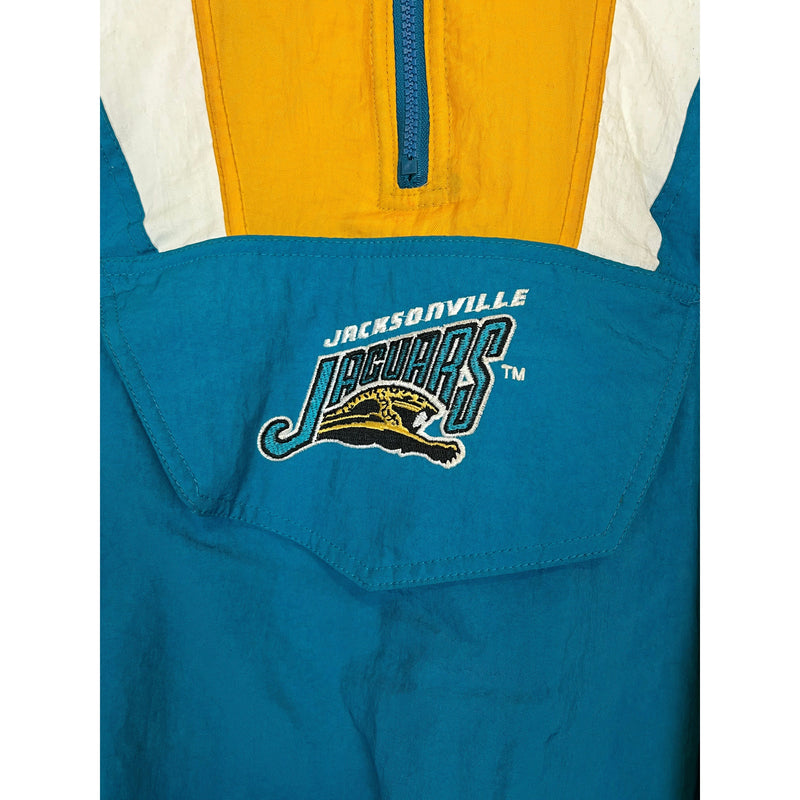 (90s) Jacksonville Jaguars NFL 'Banned Logo' Starter Puffer Jacket