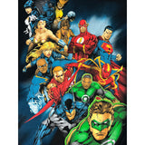 (00s) Justice League DC Superhero Big Print T-Shirt