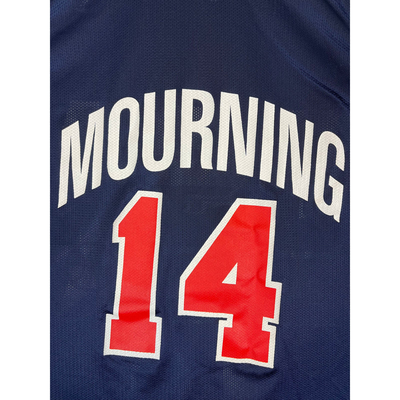 (90s) Alonzo Mourning USA Olympic Basketball Champion Jersey (48)