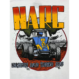 (1983) NARC Northern Auto Racing Club Sprint Pink Ringer T-Shirt m