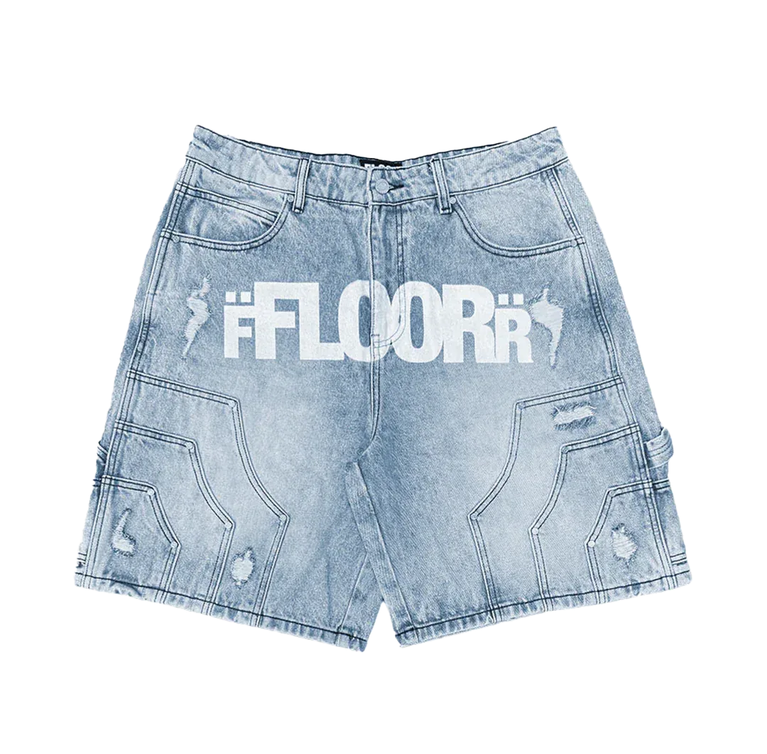 SP6291 Floor 914 Blue Wash Uniform Jorts
