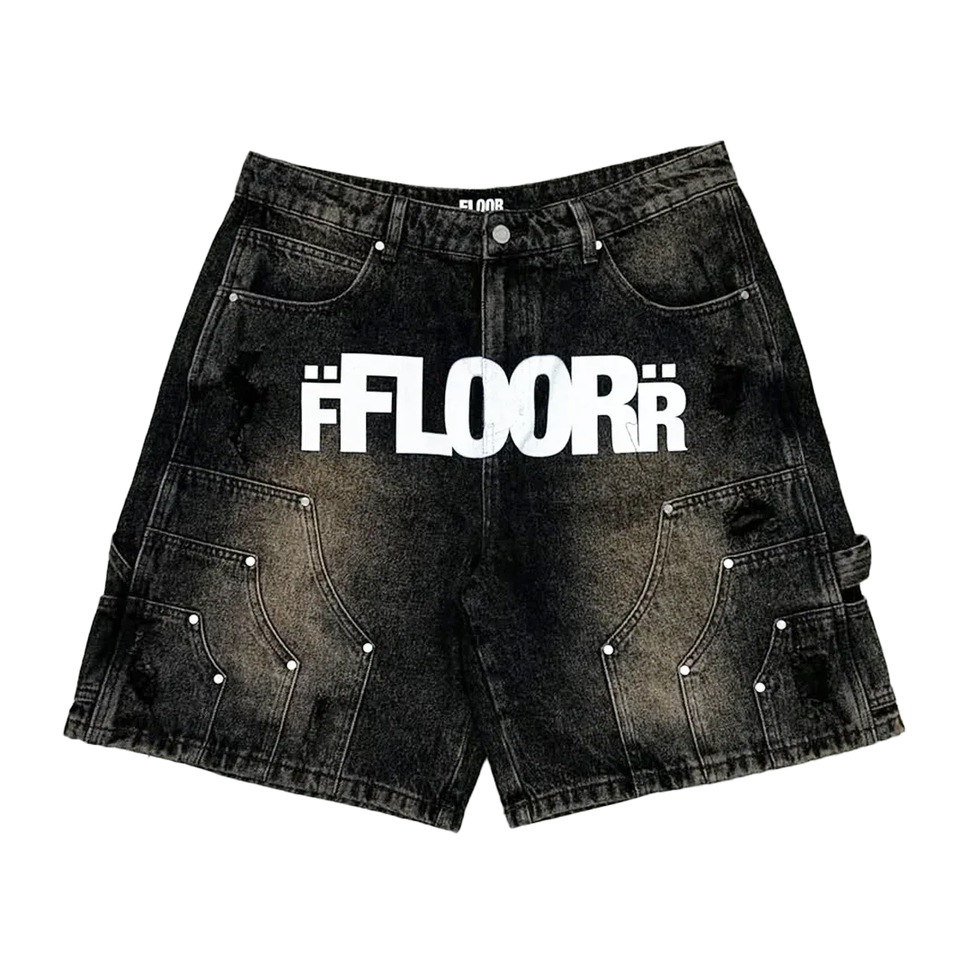 SP6289 Floor 914 Brown Wash Uniform Jorts