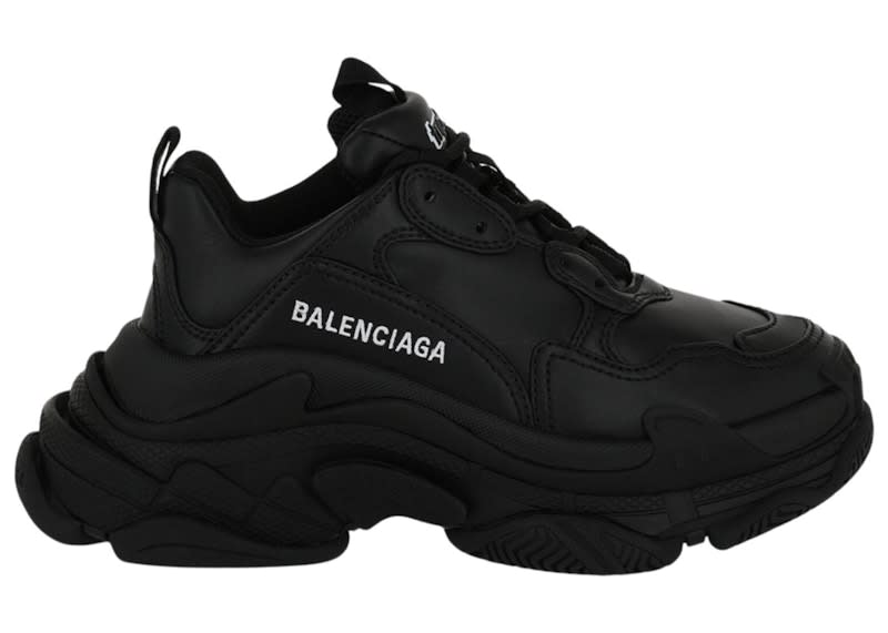 SP9757 Balenciaga Triple S Black (Women's)