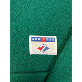 (90s) Jerzees 1/4 Zip Green Fleece Hoodie