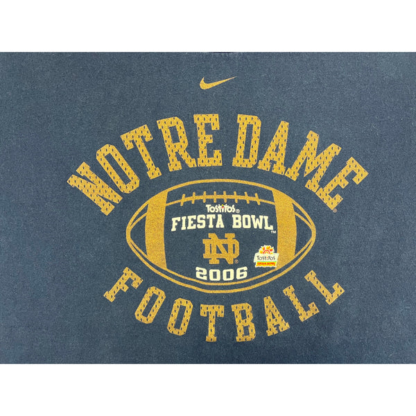 (2006) Notre Dame Nike Football Tostitos Fiesta Bowl T-Shirt