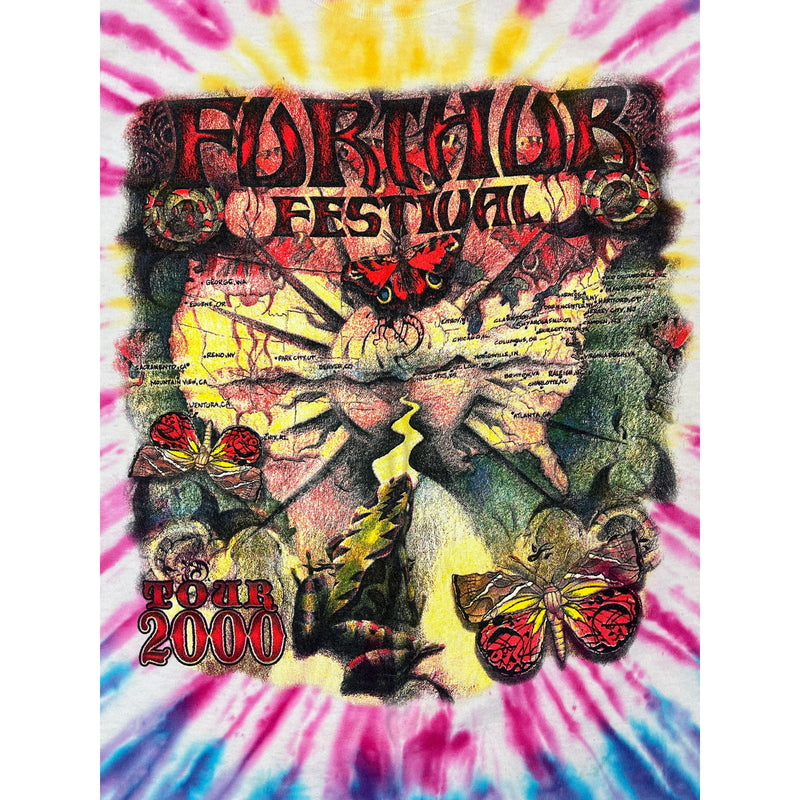 (2000) Further Festival Grateful Dead Tie Dye Tour T-Shirt