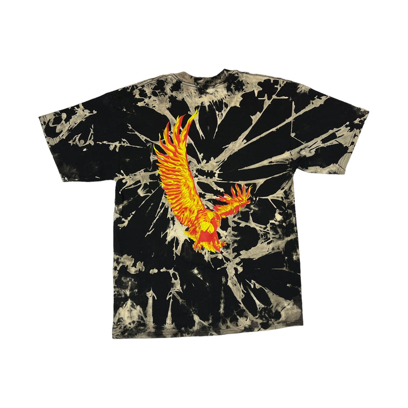 (90s) Flesh & Chrome Phoenix Fire Bird Bleached T-Shirt