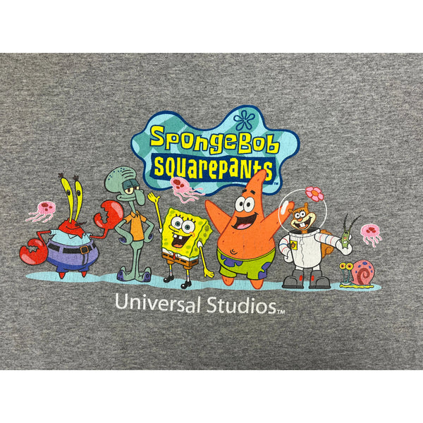 (00s) Spongebob Squarepants Characters Universal Studios Cartoon T-Shirt