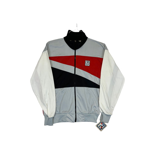 (90s) Todd1 'Bred' Colorblock Full Zip Track Jacket w/ Tags