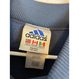 (90s) Adidas Navy Blue/Neon Essential Crewneck