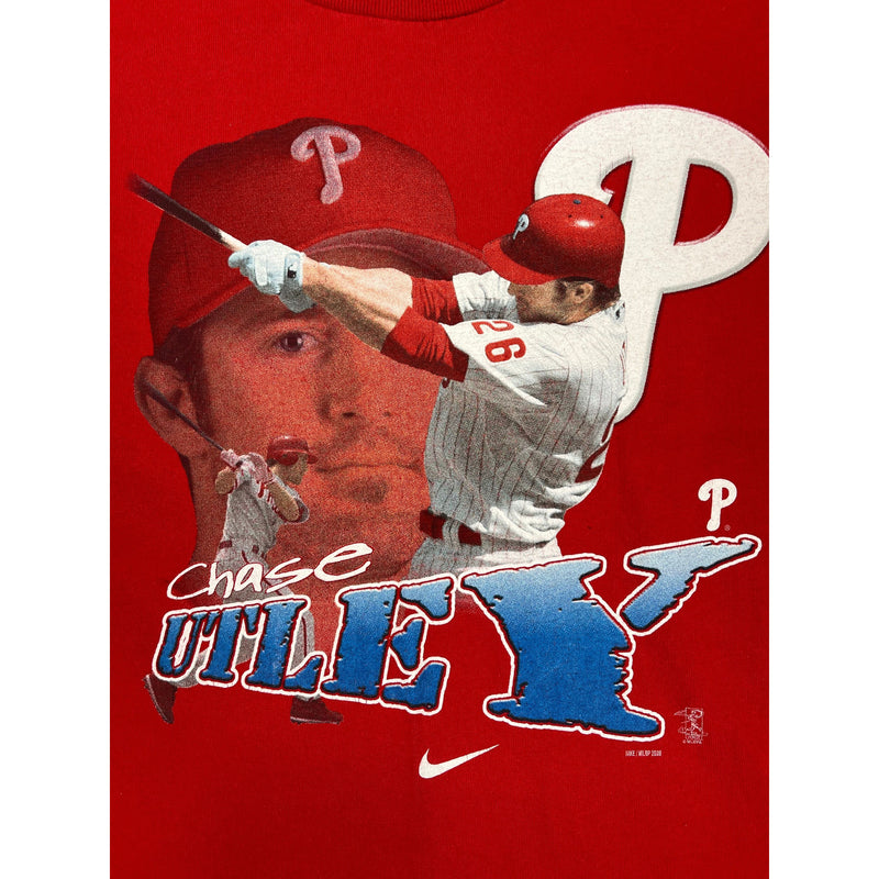 (2008) Chase Utley Phillies Nike Photo T-Shirt