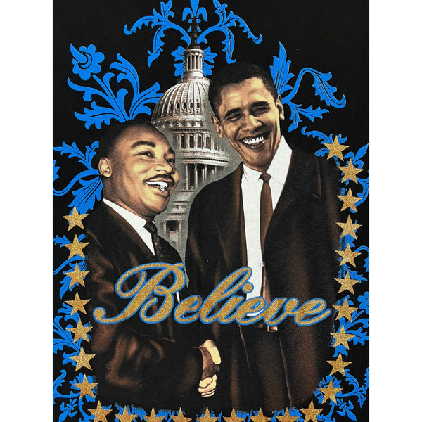 (2008) Barack Obama & Martin Luther King Jr. 'Believe' T-Shirt