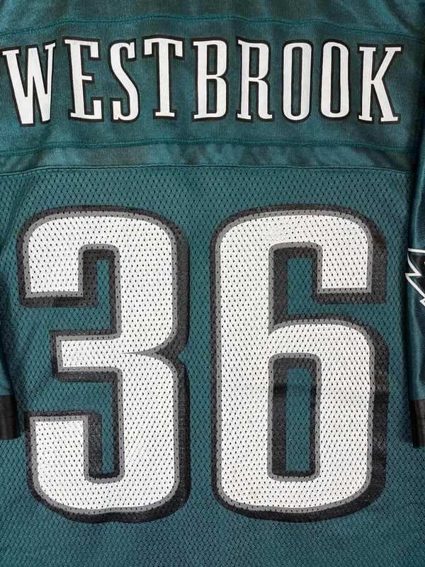 (00s) Brian Westbrook Philadelphia Eagles Midnight Green Jersey