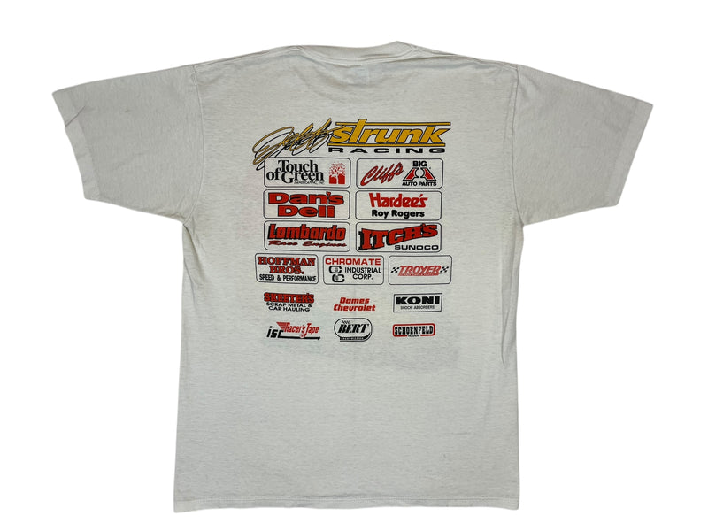 (1992) Jeff Strunk Drag Racing Sponsors T-Shirt