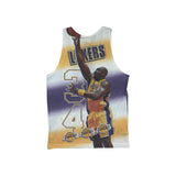(modern) ShaQuille O'Neal Mitchell & Ness Lakers Big Print Tank Top (M)