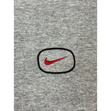 (00s) Nike Swoosh Embroidered Gray Long Sleeve