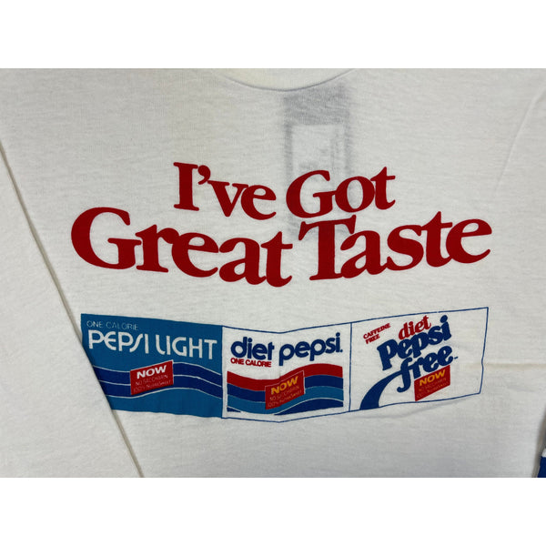 (80s) Diet Pepsi / Pepsi Light Variations Soda NutraSweet Long Sleeve