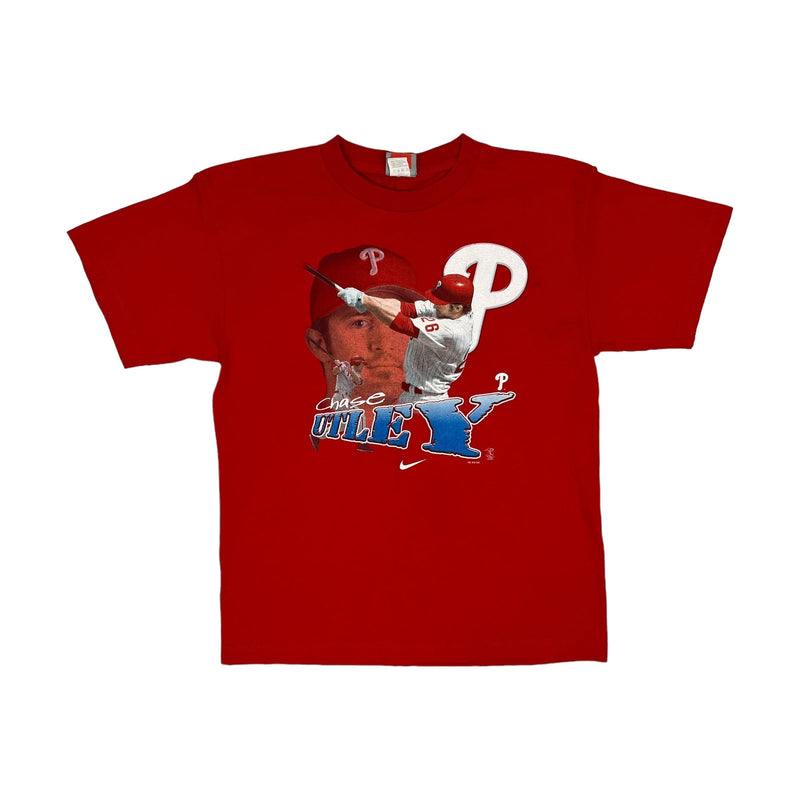 (2008) Chase Utley Phillies Nike Photo T-Shirt