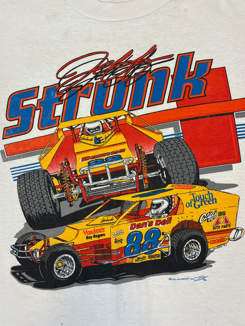 (1992) Jeff Strunk Drag Racing Sponsors T-Shirt