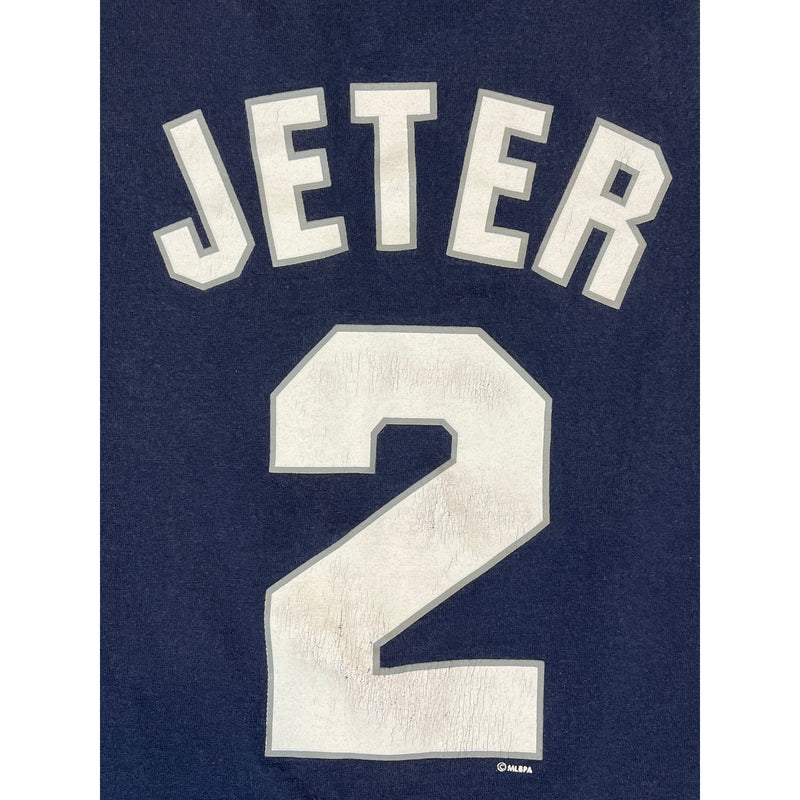 (90s) Derek Jeter Yankees Majestic T-Shirt Jersey