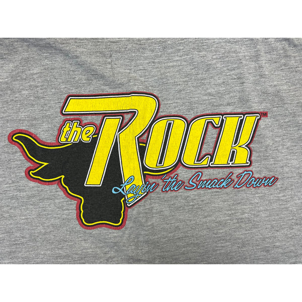 (2000) The Rock WWF 'Layin' the Smack Down' Cotton Baseball Jersey