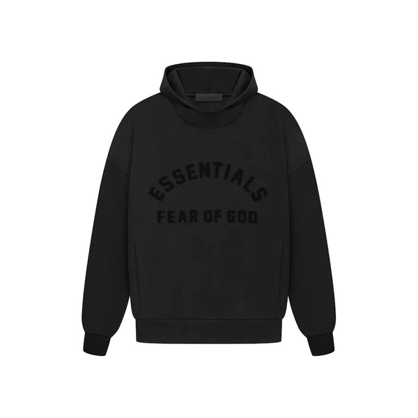 Fear of God Essentials Arch Logo Hoodie Jet Black