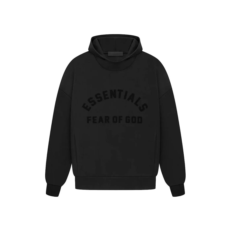 Fear of God Essentials Arch Logo Hoodie Jet Black