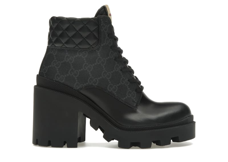 SP14751 Gucci GG Ankle Boot Black (Women's)