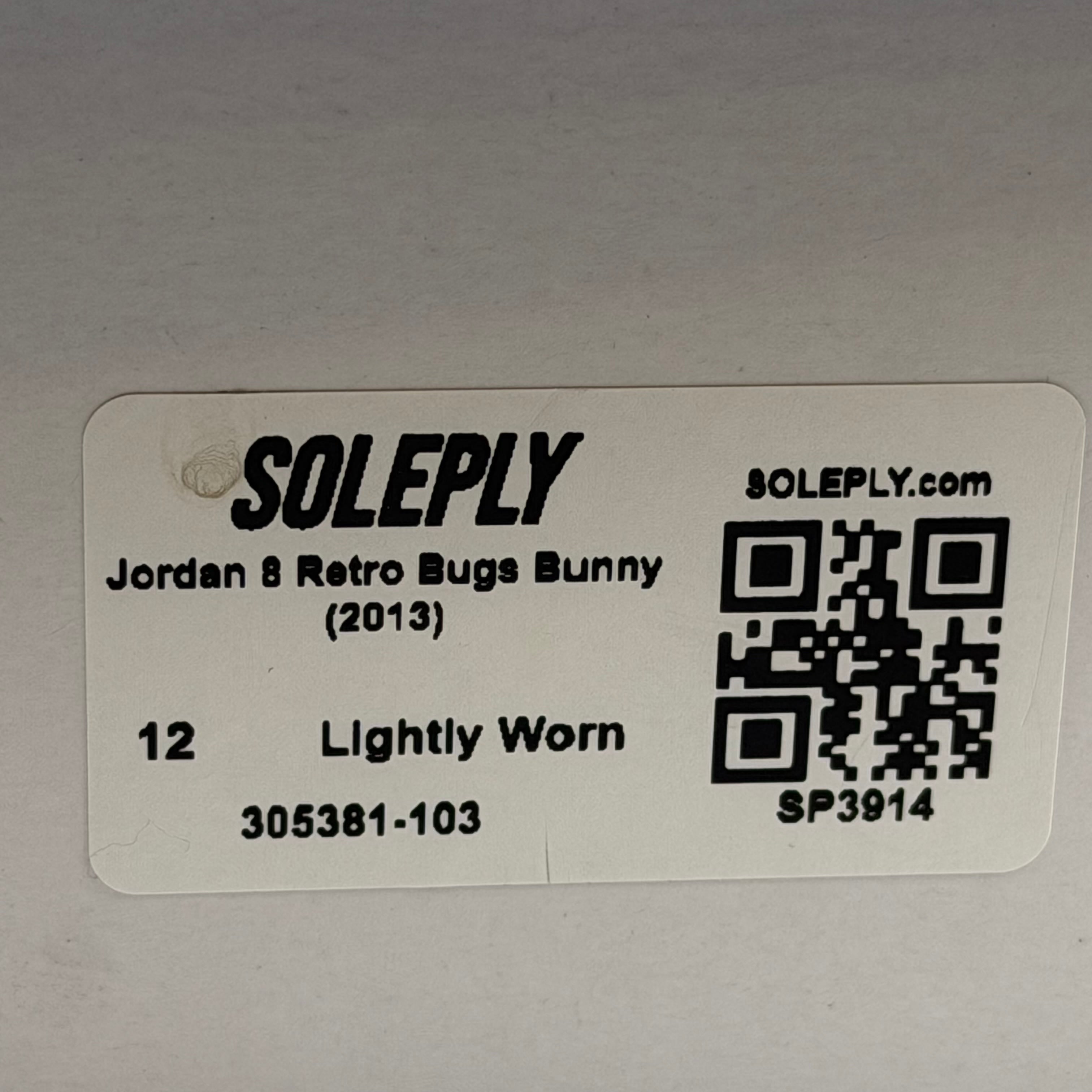 SP3914 Jordan 8 Retro Bugs Bunny (2013)