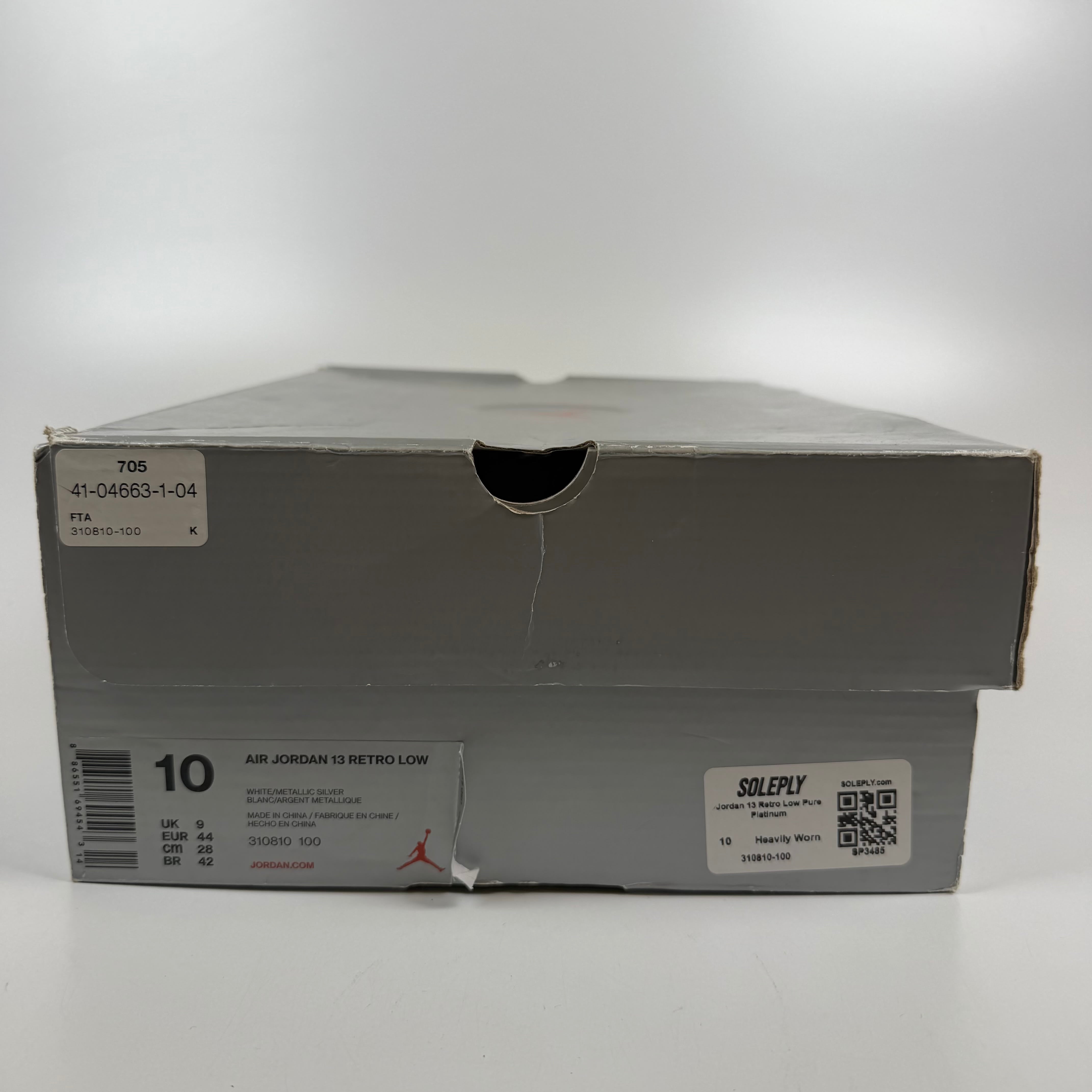 SP3485 Jordan 13 Retro Low Pure Platinum