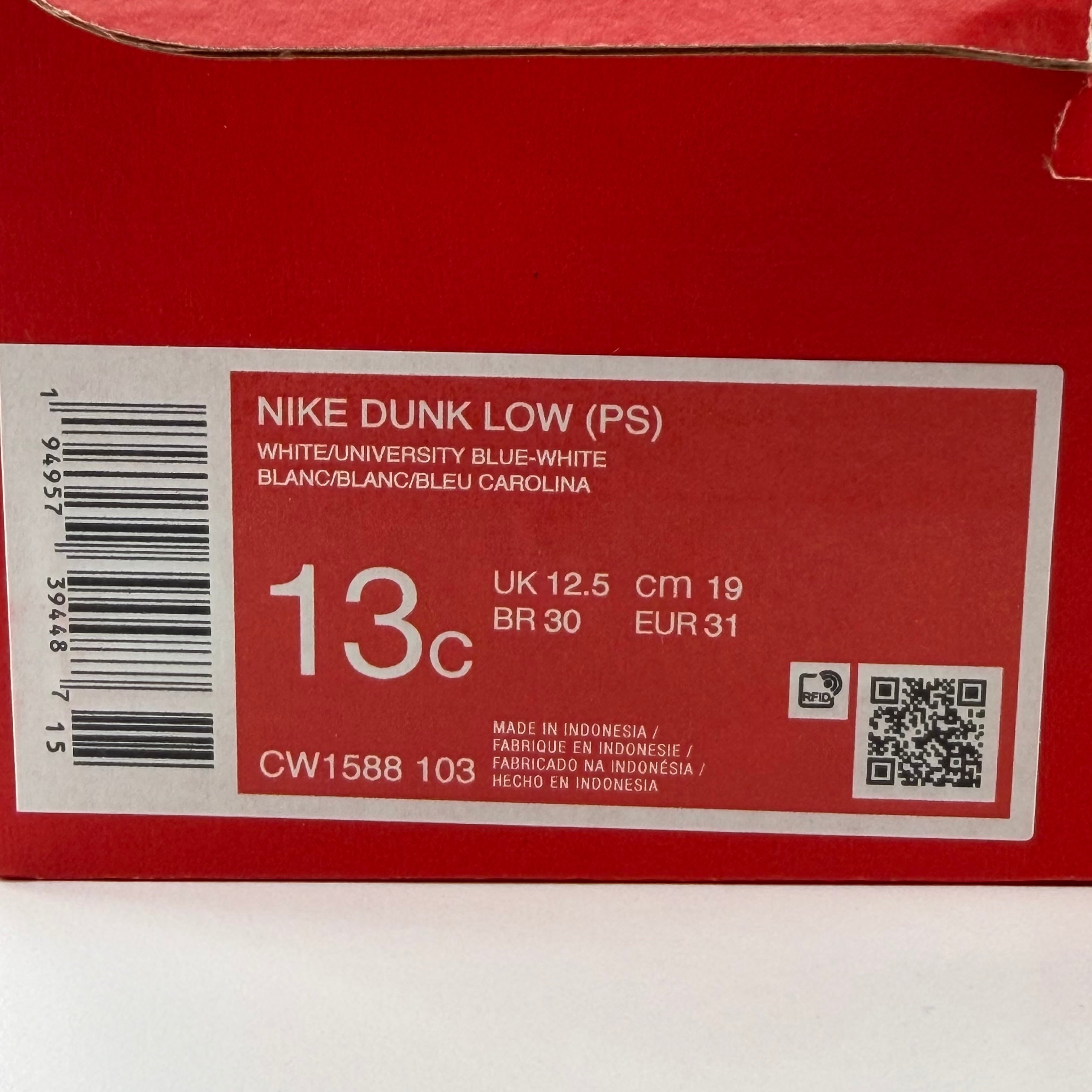 588792 Dunk Low PS 'University Blue'
