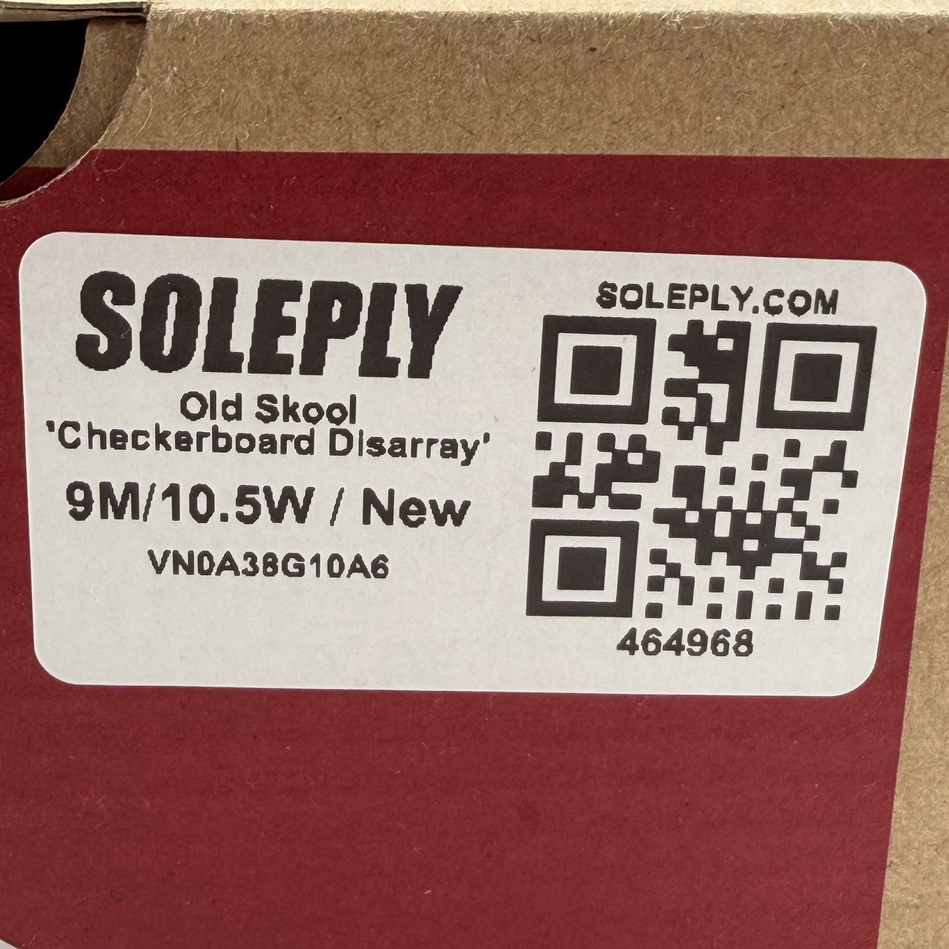 464968 Old Skool 'Checkerboard Disarray'