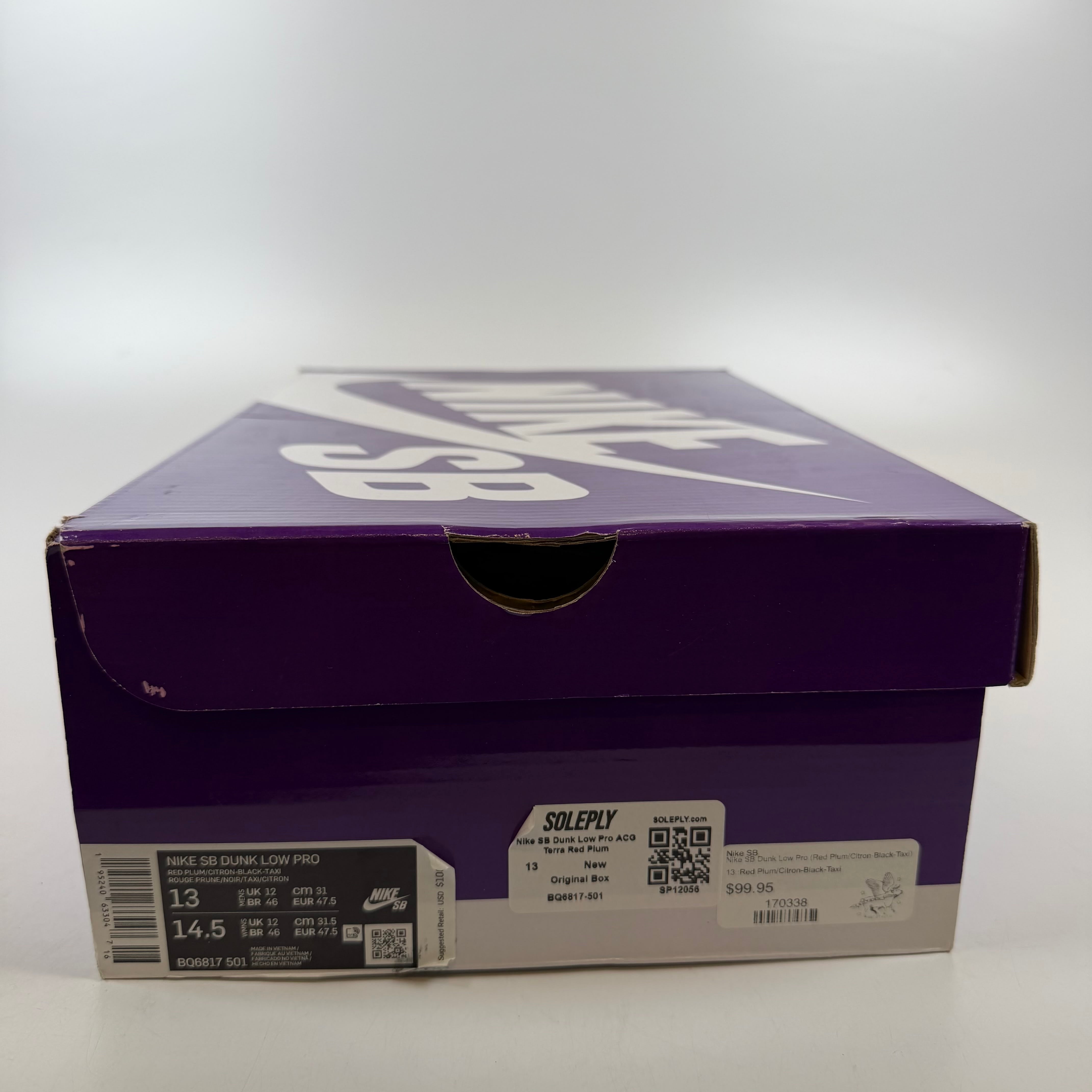 SP12056 Nike SB Dunk Low Pro ACG Terra Red Plum