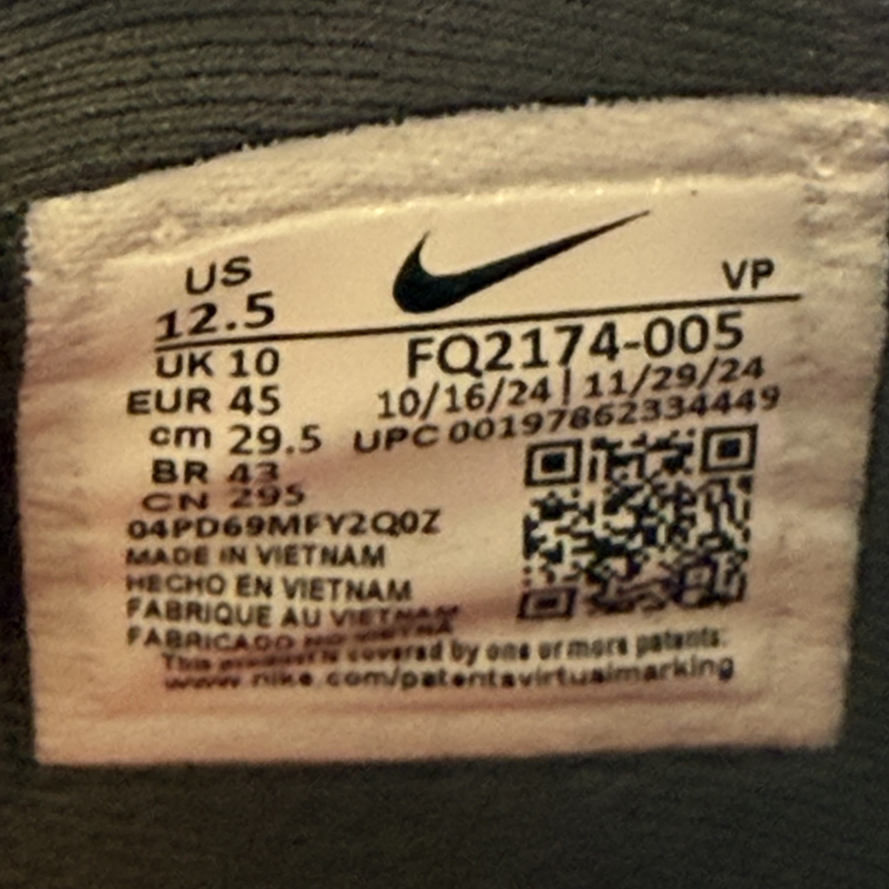 SP2874 Nike Sabrina 2 Iron Grey Sail (Women's)