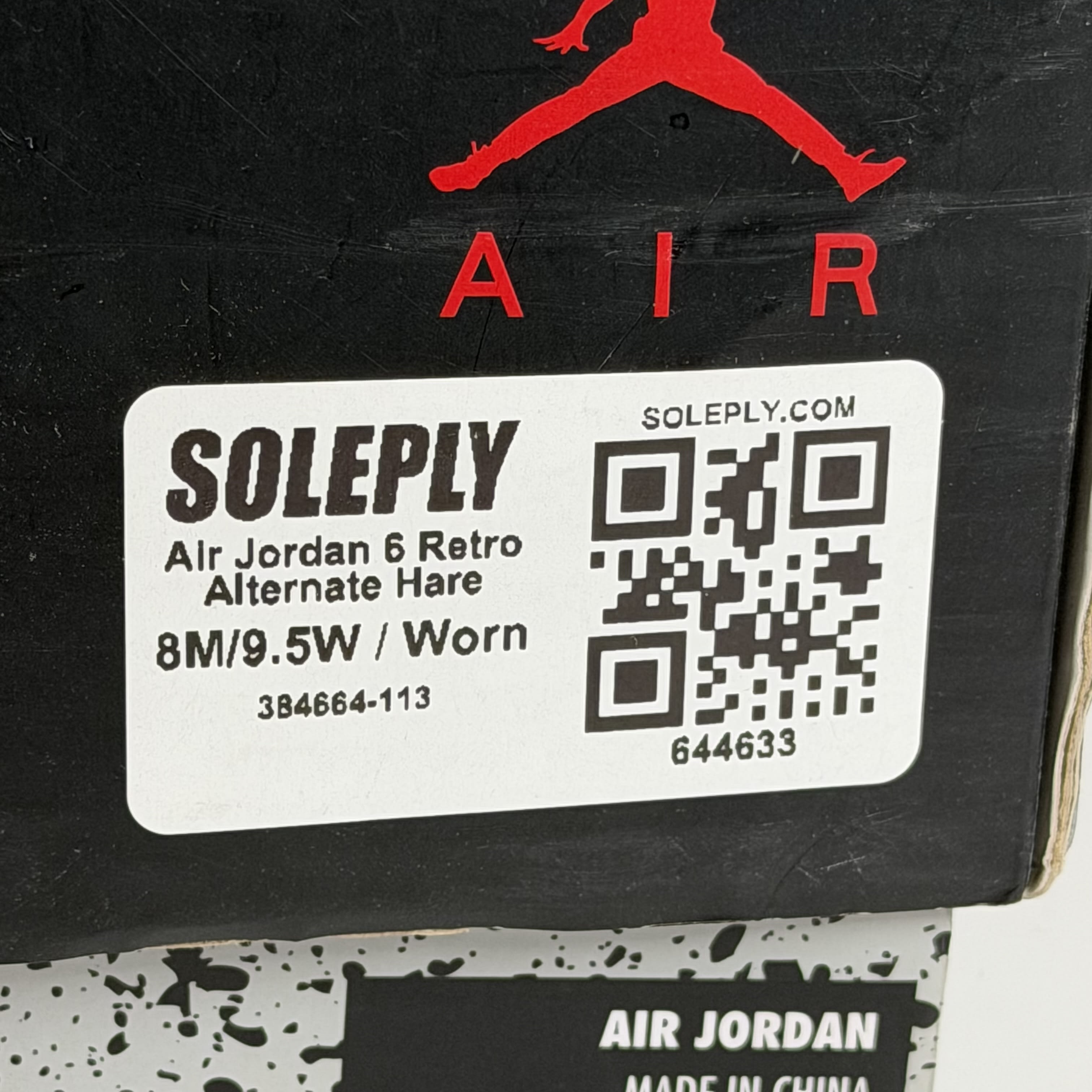 644633 Air Jordan 6 Retro Alternate Hare