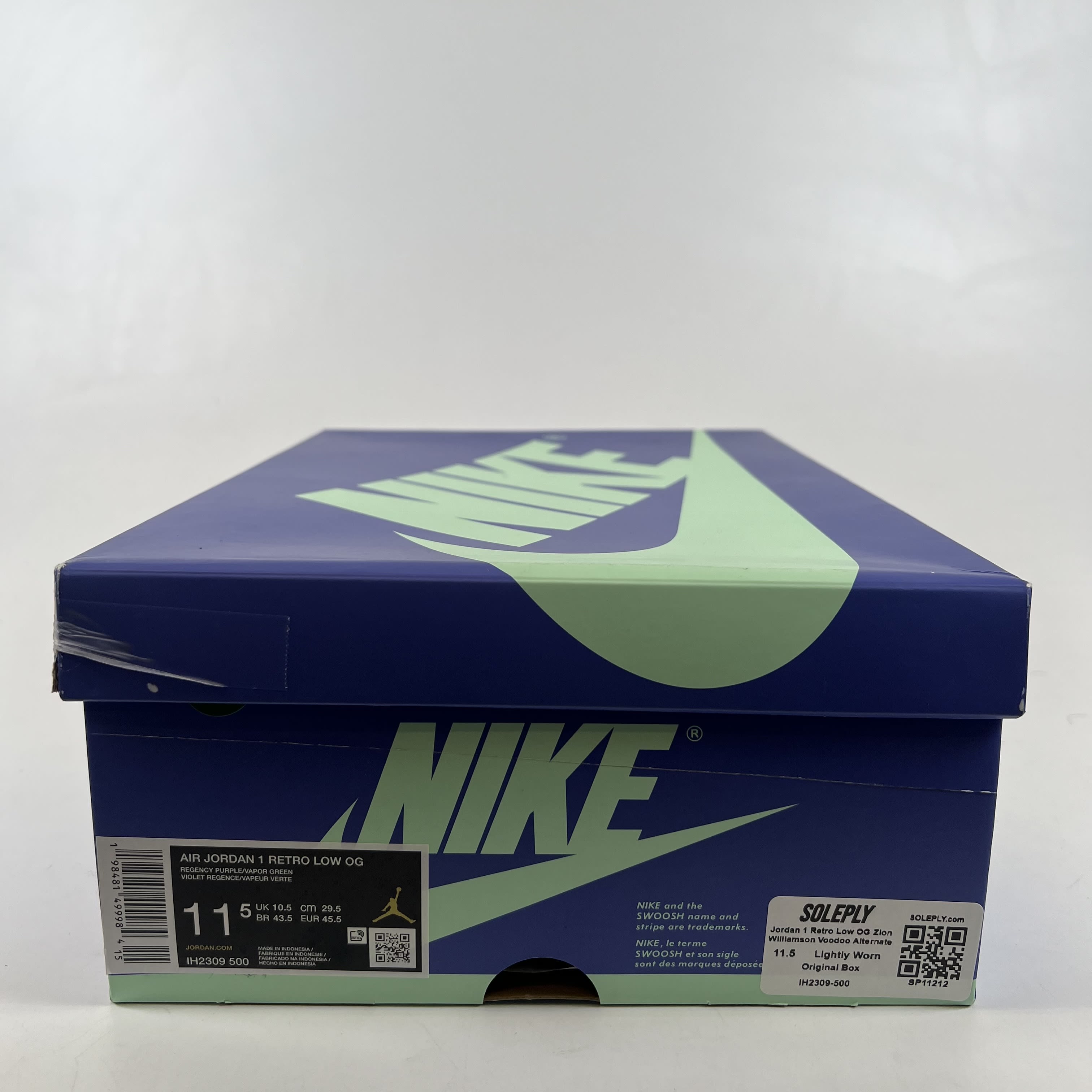 SP11212 Jordan 1 Retro Low OG Zion Williamson Voodoo Alternate