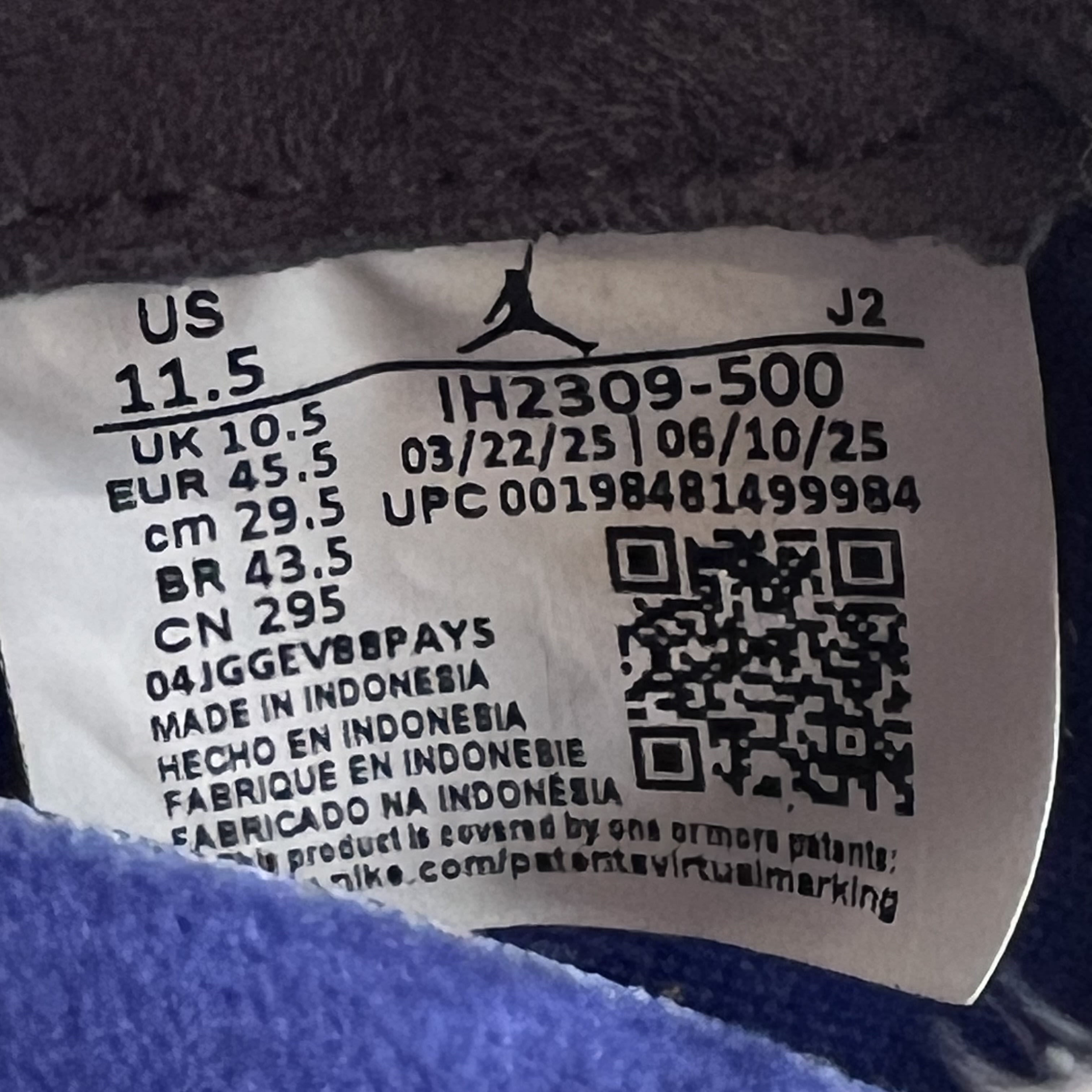 SP11212 Jordan 1 Retro Low OG Zion Williamson Voodoo Alternate