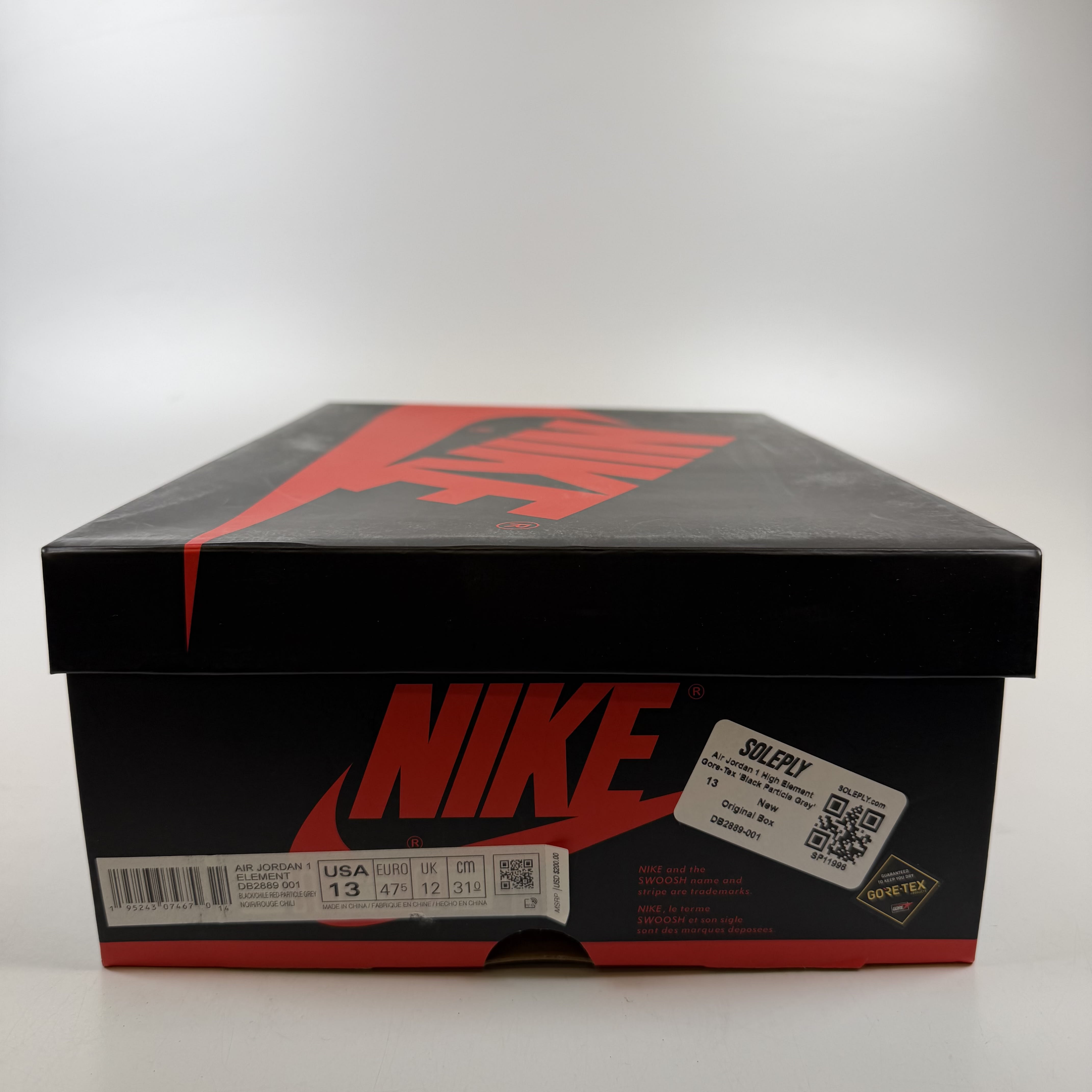 SP11996 Air Jordan 1 High Element Gore-Tex 'Black Particle Grey'