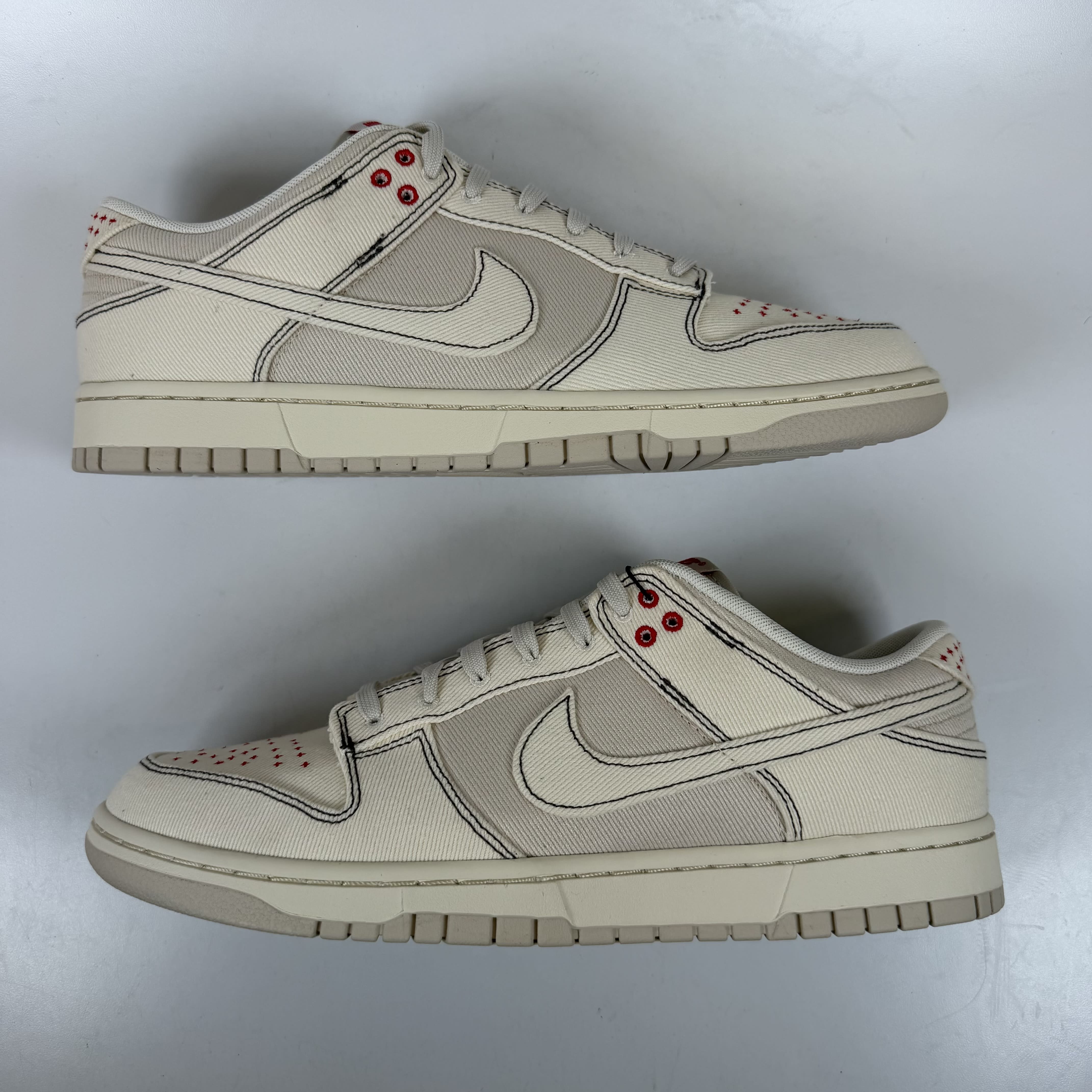 SP12059 Nike Dunk Low Light Orewood Brown Sashiko