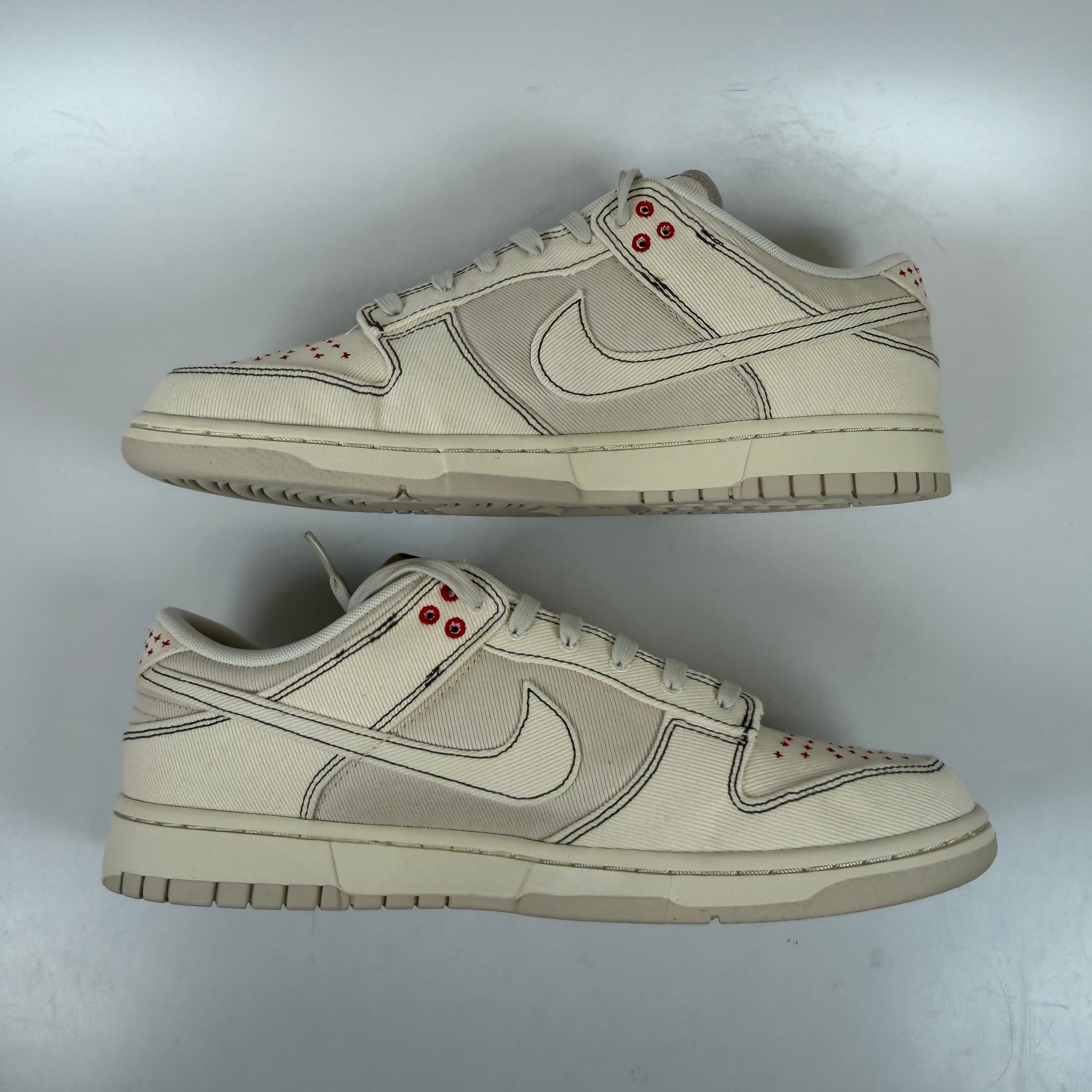 SP12059 Nike Dunk Low Light Orewood Brown Sashiko