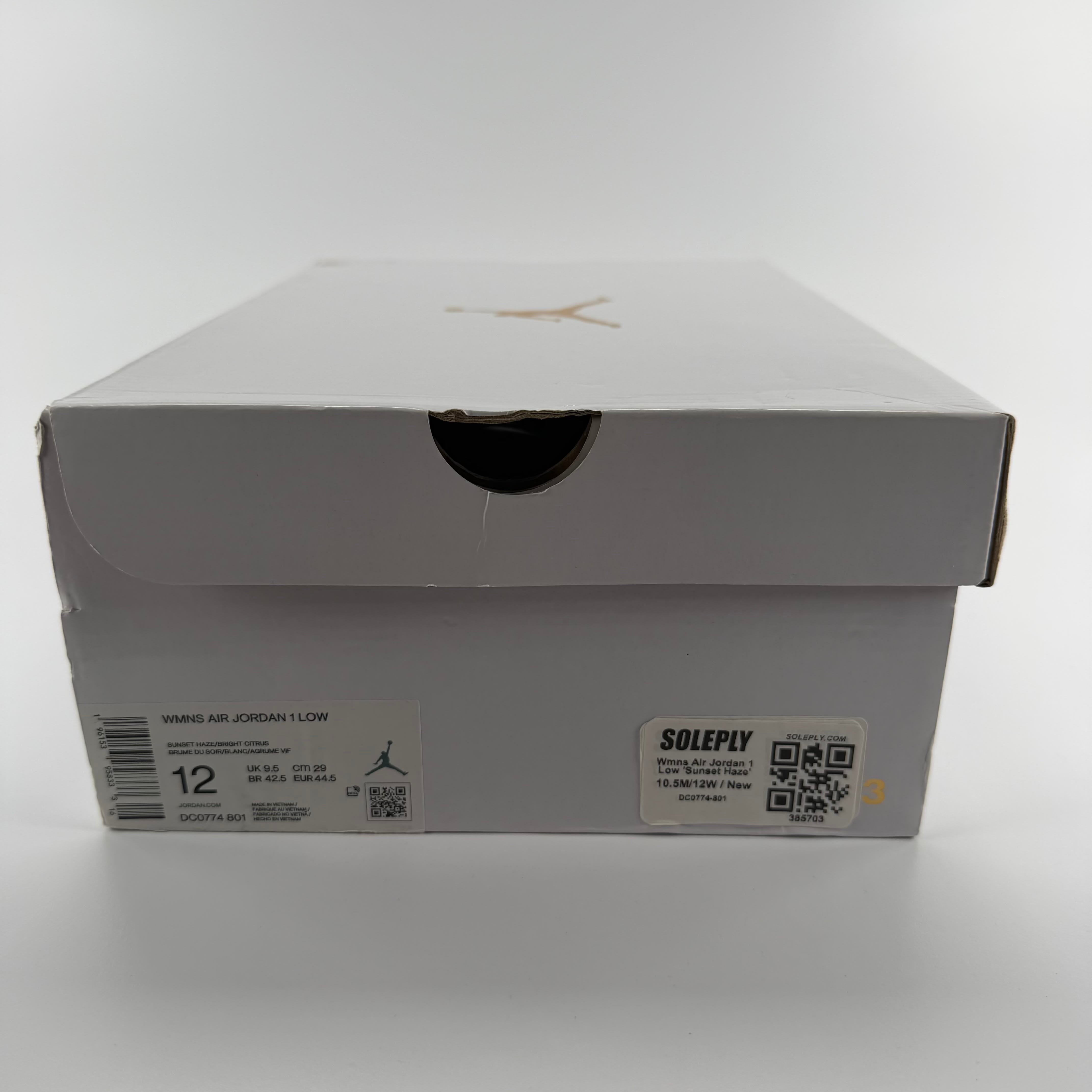 385703 Wmns Air Jordan 1 Low 'Sunset Haze'