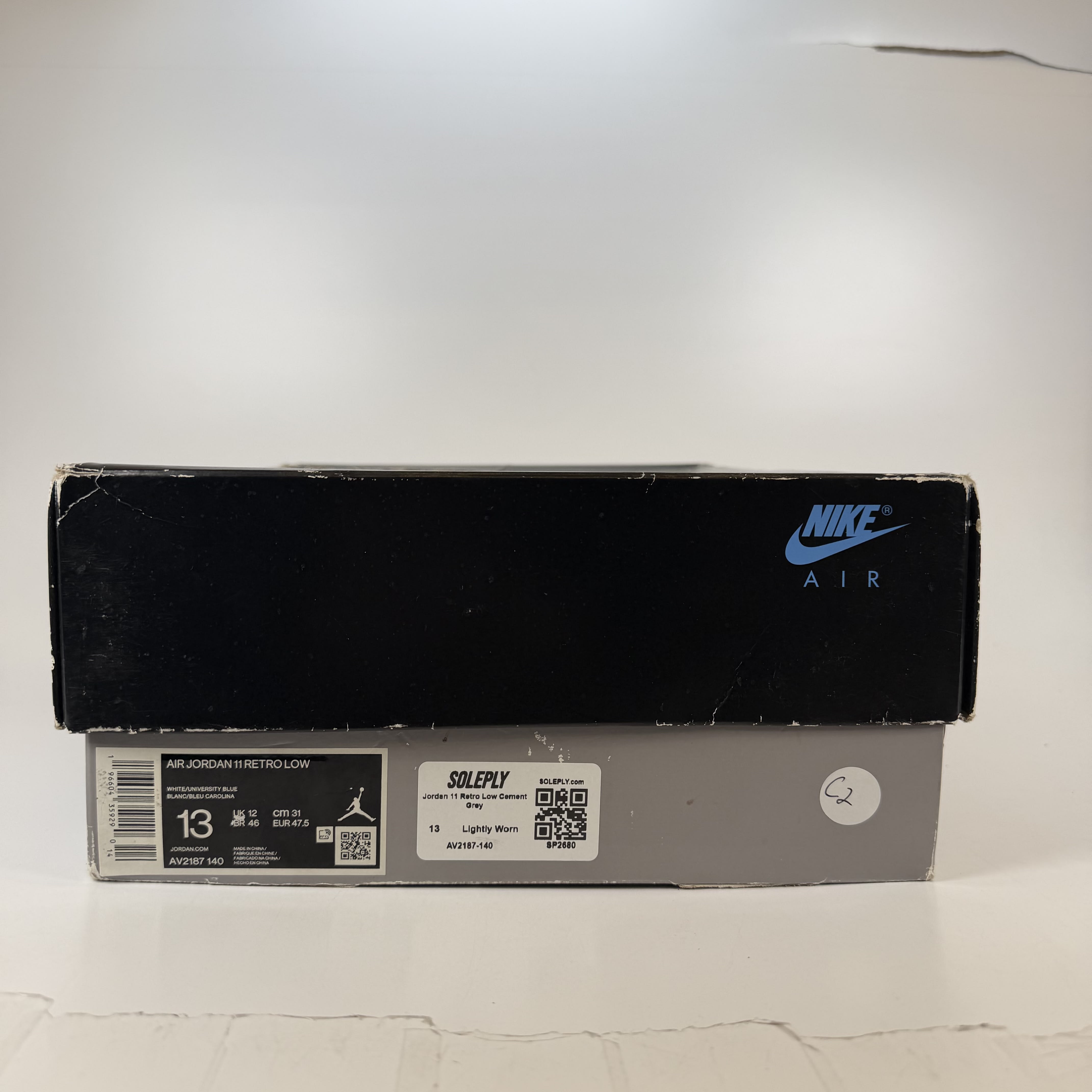 SP2680 Jordan 11 Retro Low Cement Grey