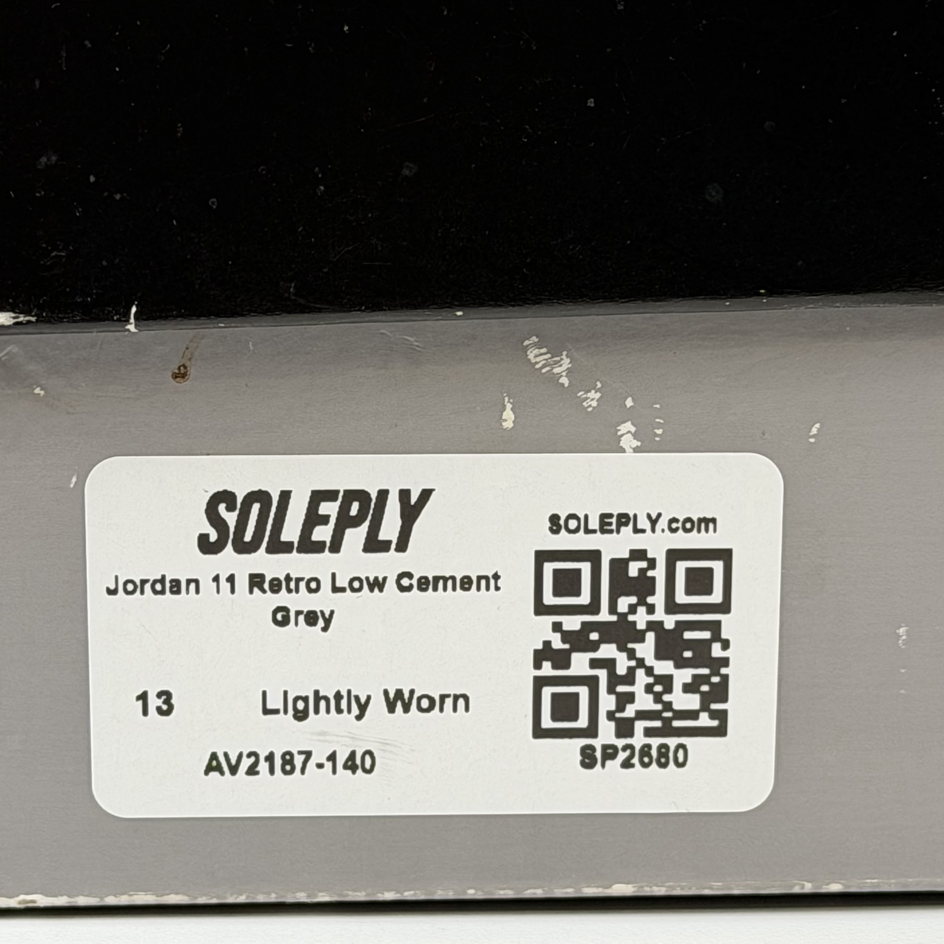 SP2680 Jordan 11 Retro Low Cement Grey