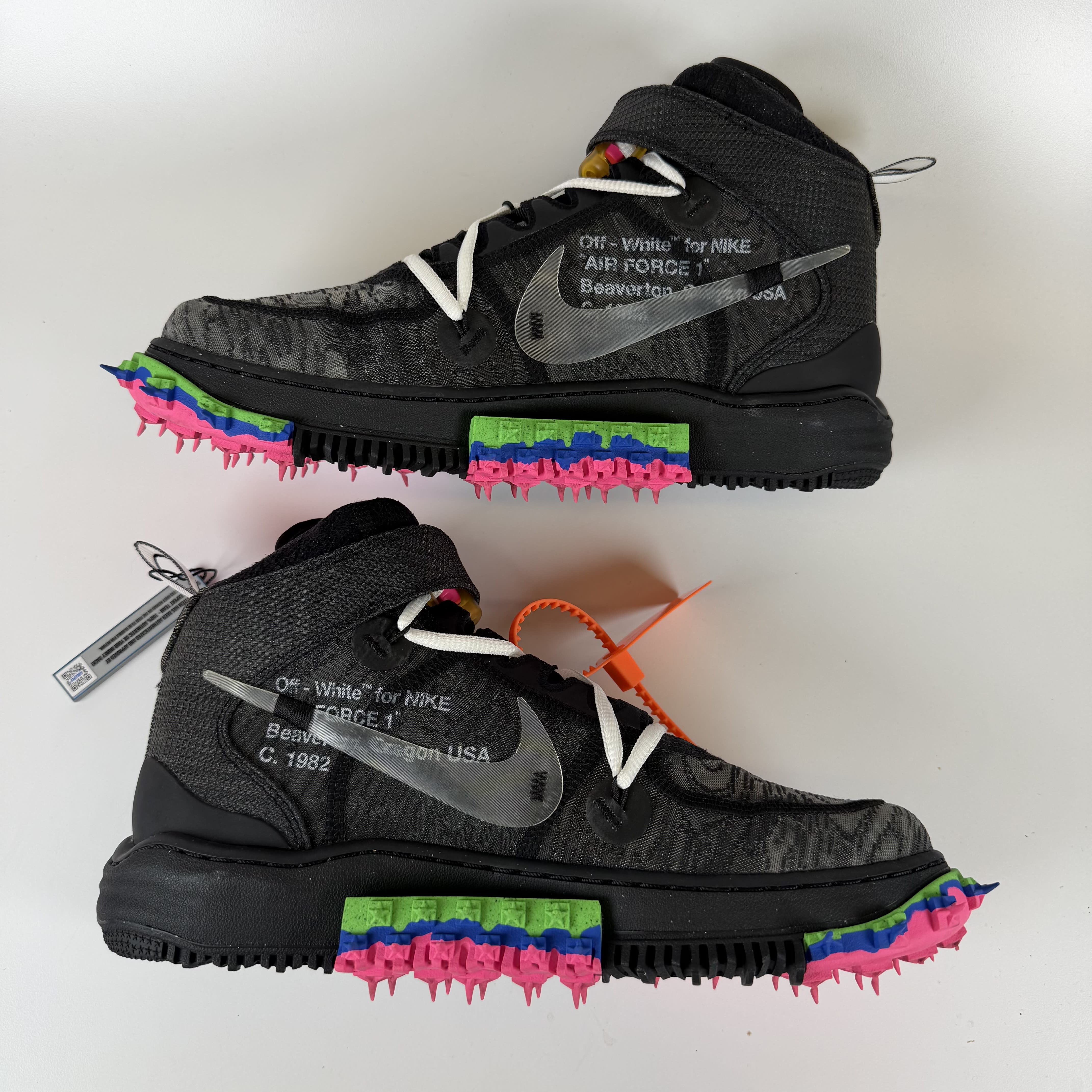 SP5716 Nike Air Force 1 Mid Off-White Black