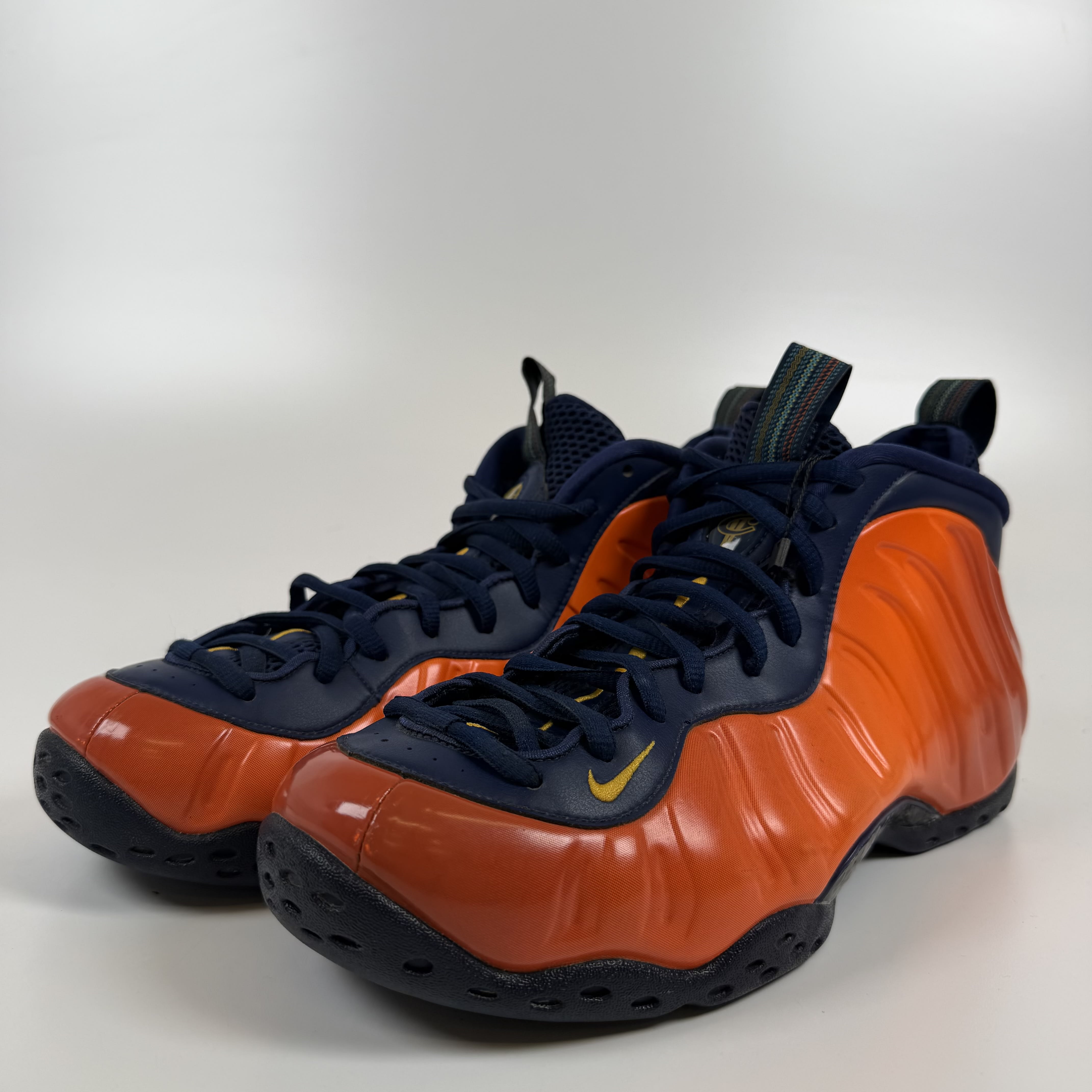 792132 Nike Air Foamposite One Blue Void Rugged Orange