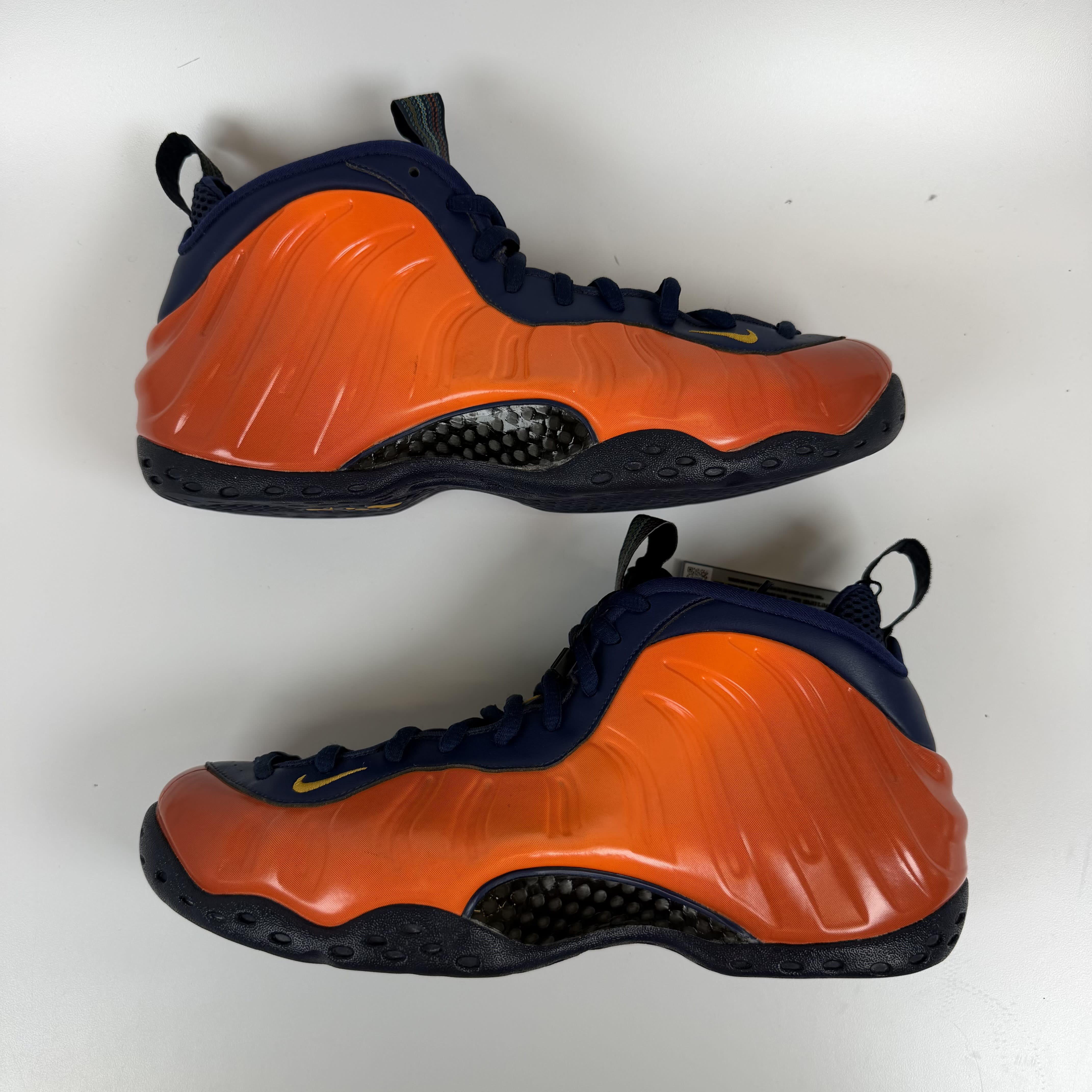 792132 Nike Air Foamposite One Blue Void Rugged Orange