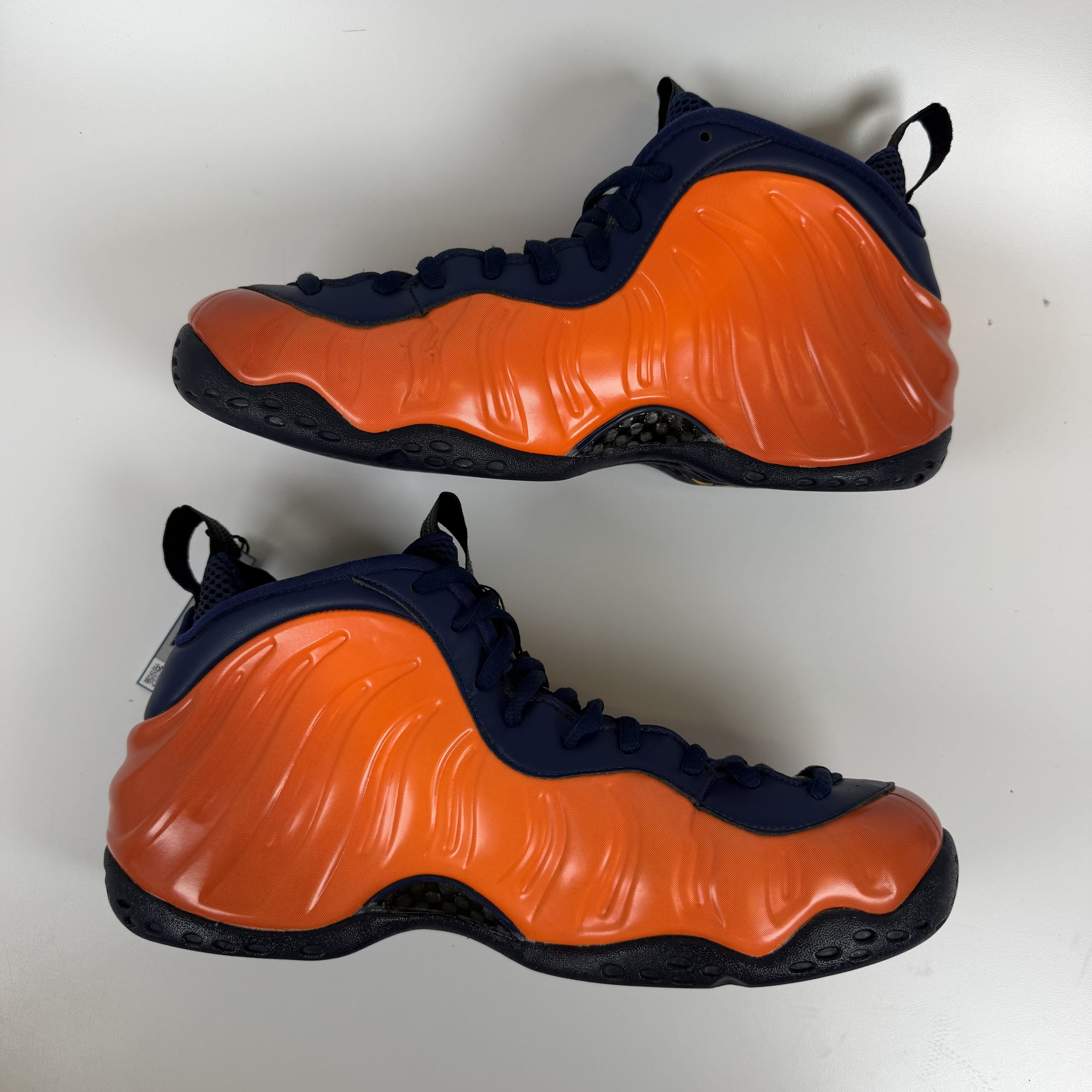 792132 Nike Air Foamposite One Blue Void Rugged Orange