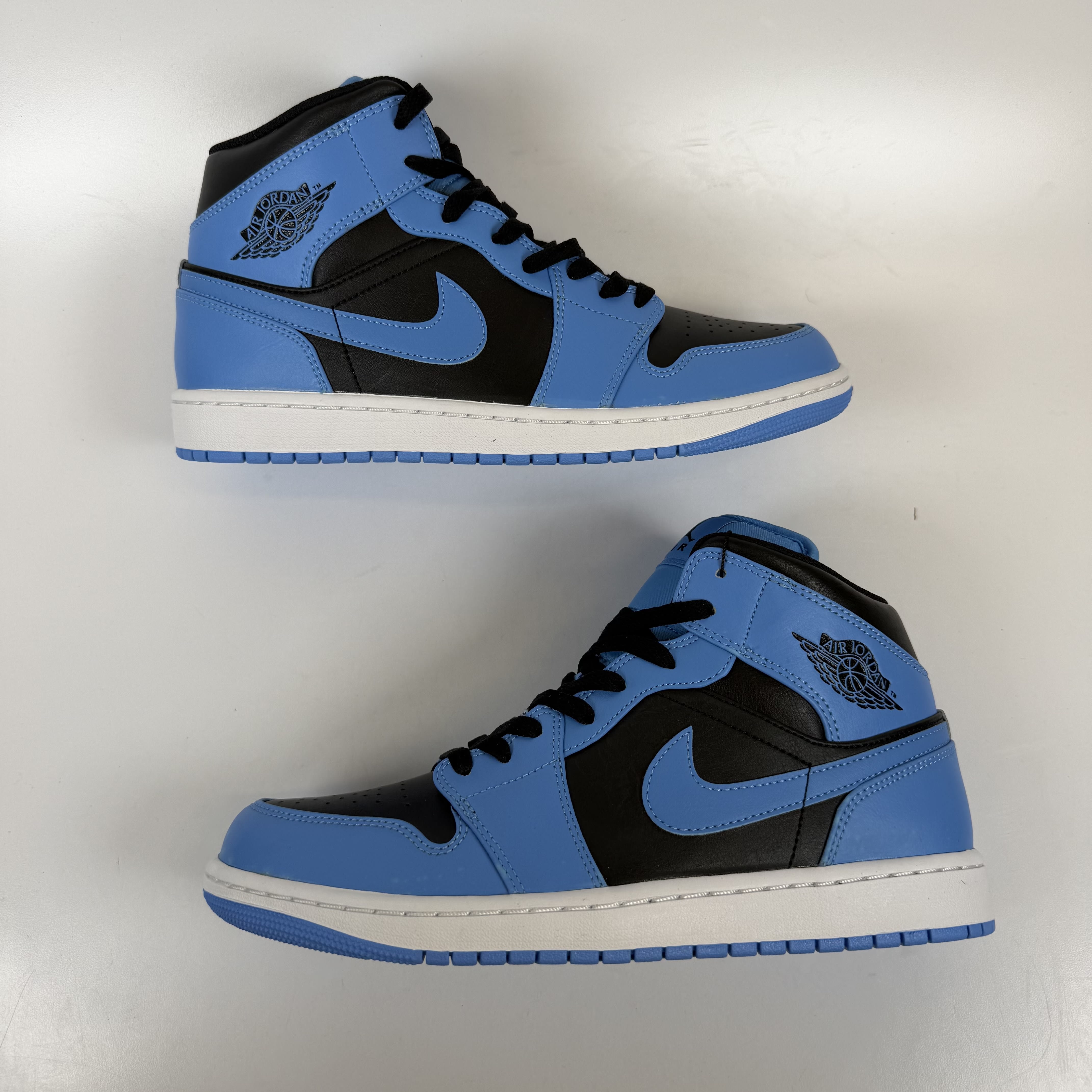 SP13566 Jordan 1 Mid University Blue Black