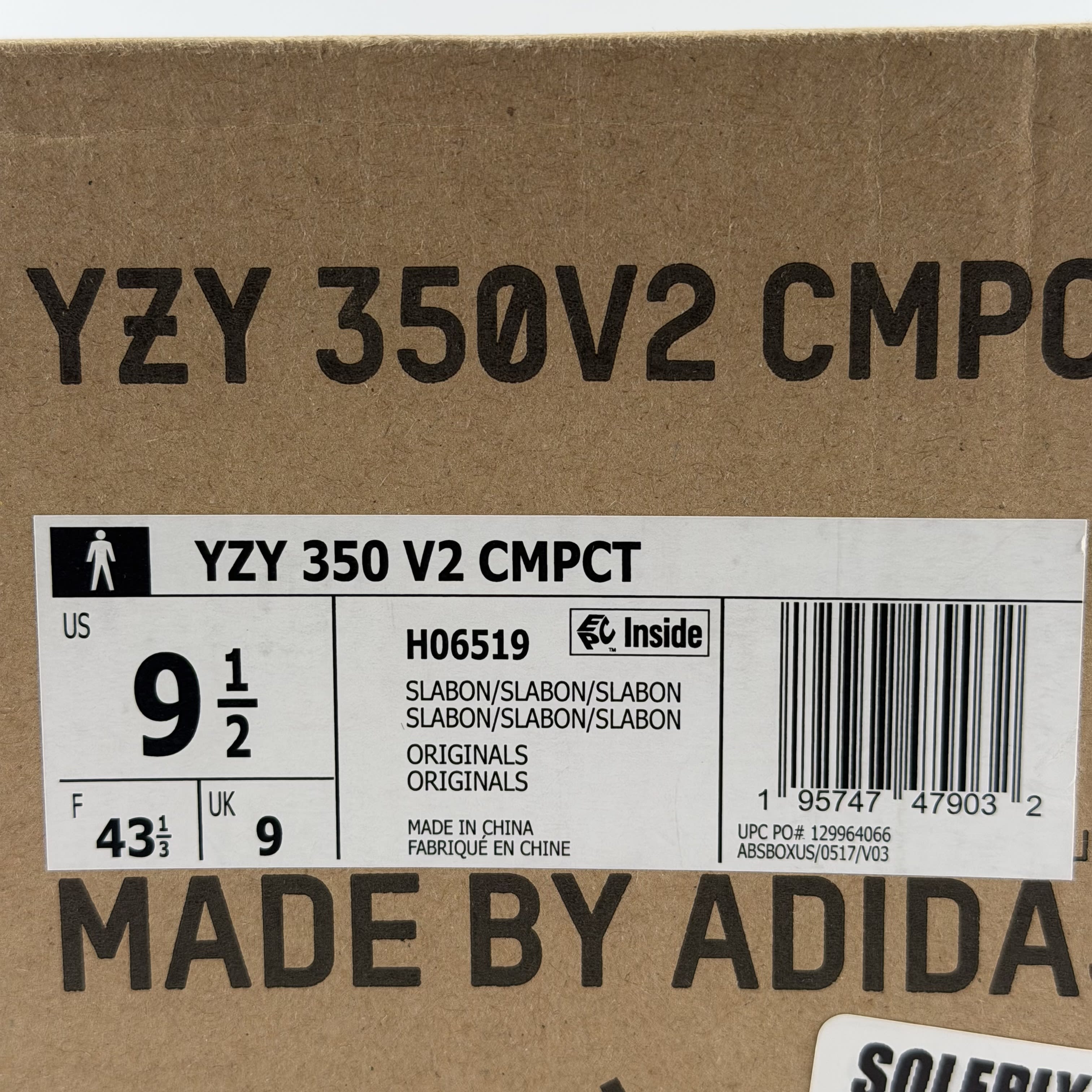 588941 adidas Yeezy 350 V2 CMPCT Slate Bone