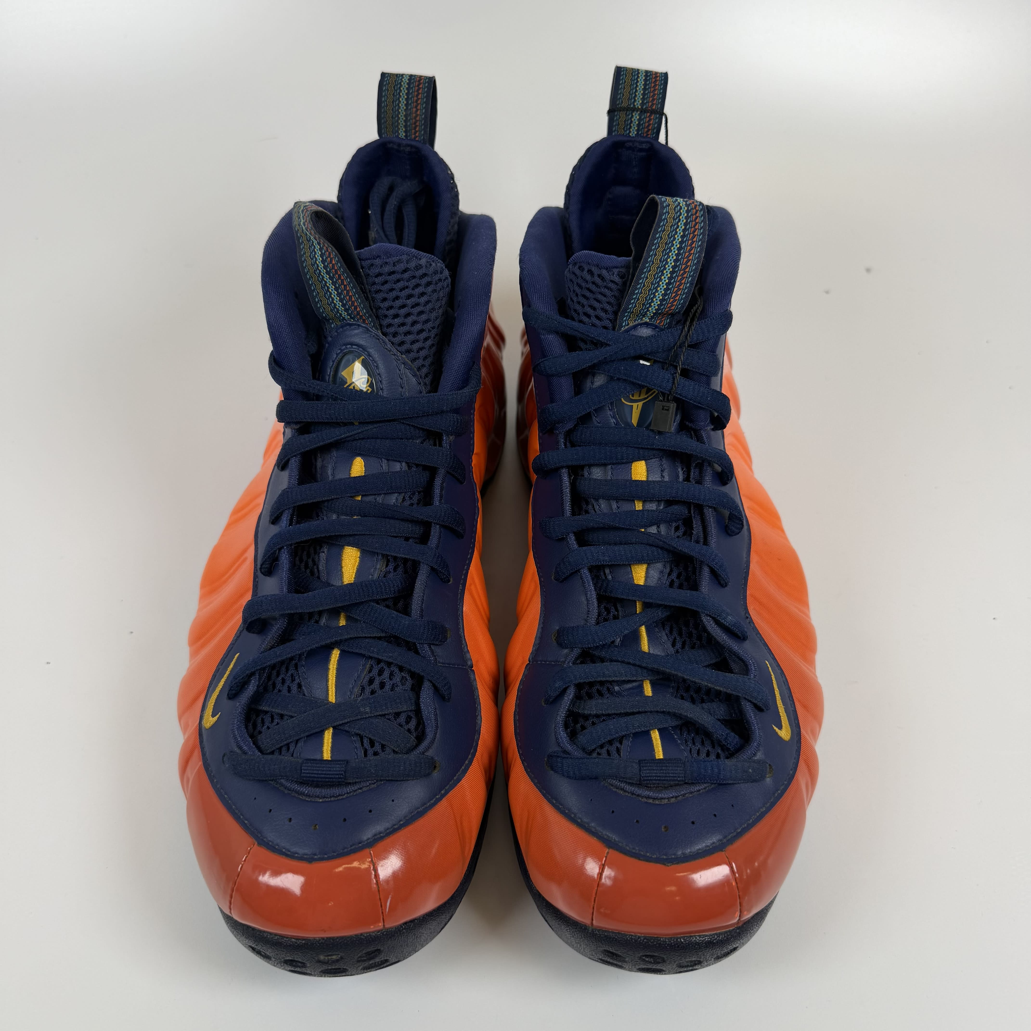 792132 Nike Air Foamposite One Blue Void Rugged Orange